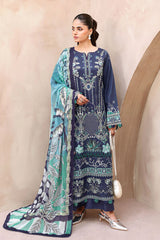 Mashaal By Ramsha Unstitched 3 Piece Luxury Lawn Vol-15 Suit-L-1501
