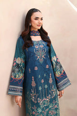 Mashaal By Ramsha Unstitched 3 Piece Luxury Lawn Vol-15 Suit-L-1509