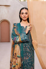 Mashaal By Ramsha Unstitched 3 Piece Luxury Lawn Vol-15 Suit-L-1511