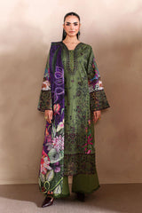 Mashaal By Ramsha Unstitched 3 Piece Luxury Lawn Vol-15 Suit-L-1512