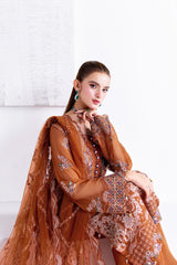 Arzoo by Ramsha Unstitched 3 Piece Chiffon Vol 02 Suit-U-208