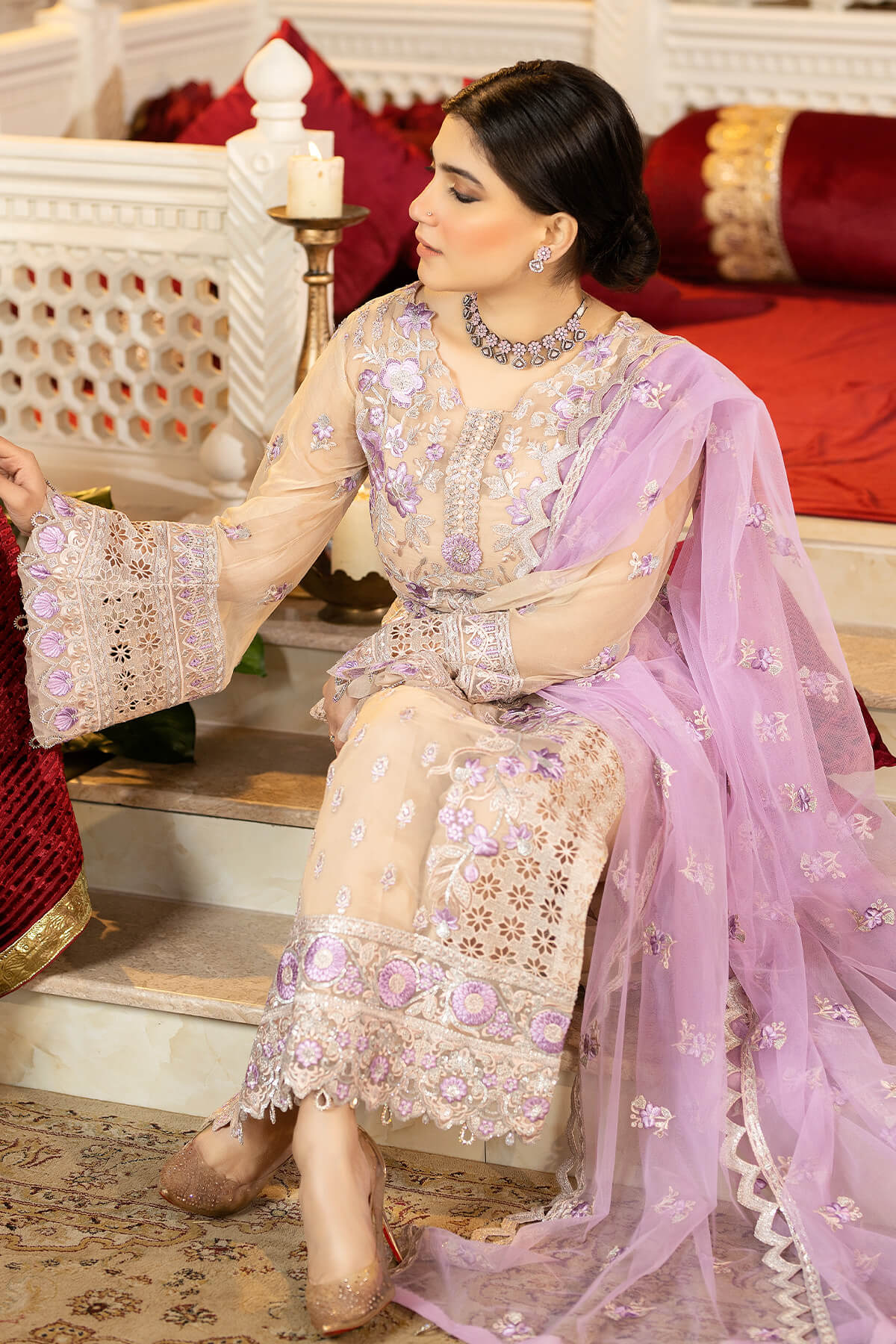 Falesia By Imrozia Stitched 3 Piece Formals Collection'2025-L-264 Avon Pearl