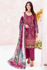 Mashaal by Ramsha Unstitched 3 Piece Luxury Lawn Vol-07 Suit-L-709