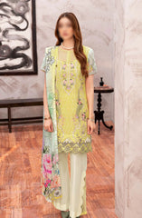 Ghazal by Ramsha Unstitched 3 Piece Luxury Lawn Vol-01 Suit-L-907