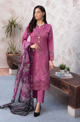 Ghazal by Ramsha Unstitched 3 Piece Luxury Lawn Vol-01 Suit-L-909