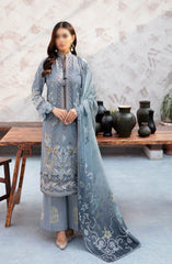 Ghazal by Ramsha Unstitched 3 Piece Luxury Lawn Vol-01 Suit-L-910