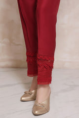 Sada Bahar Lakshiya Stitched Bottom Eid Edition-TR-2301-Red