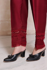 Sada Bahar Lakshiya Stitched Bottom Eid Edition-TR-2301-Maroon