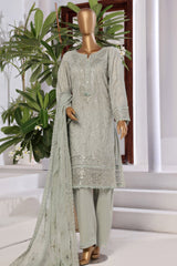 Sada Bahar Lucknowi Stitched 3 Piece Emb Chikankari Lawn Vol-02 Suit-LCK-Pista