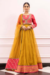 Dhaani Chunariya By Zaaviay Stitched Leher