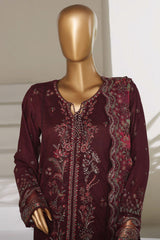 Sada Bahar Stitched 3 Piece Luxury Emb Festive Vol-01 Suit-LEL1-MK-50 FALSA