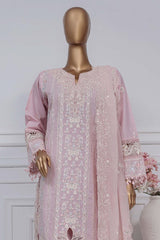 Sada bahar Stitched 3 Piece Luxury Emb Spring Vol-02 Collection-LEL2-MK-33-Plum