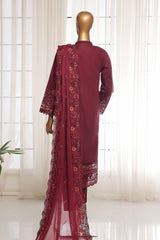 Sada Bahar Stitched 3 Piece Luxury Emb Spring Vol-03 Collection-LEL3-MK-37-Falsa
