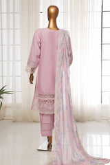 Sada Bahar Stitched 3 Piece Luxury Emb Spring Vol-03 Collection-LEL3-MK-39-Lilac