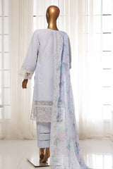 Sada Bahar Stitched 3 Piece Luxury Emb Spring Vol-03 Collection-LEL3-MK-39-Sky