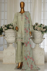 Sada Bahar Stitched 3 Piece Luxury Emb Spring Vol-04 Suit-LEL4-MKB32-Pista