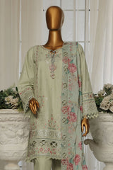 Sada Bahar Stitched 3 Piece Luxury Emb Spring Vol-04 Suit-LEL4-MKB32-Pista