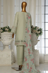 Sada Bahar Stitched 3 Piece Luxury Emb Spring Vol-04 Suit-LEL4-MKB32-Pista