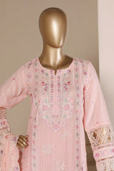 Sada Bahar Stitched 3 Piece Luxury Emb Festive Vol-05 Suit-LEL5-MK-2510-PINK