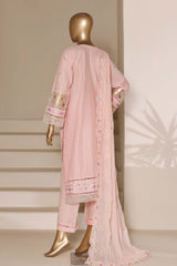 Sada Bahar Stitched 3 Piece Luxury Emb Festive Vol-05 Suit-LEL5-MK-2510-PINK