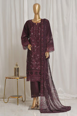 Sada Bahar Stitched 3 Piece Luxury Emb Rod Silk Vol-01 Suit-LEV-01-Falsa