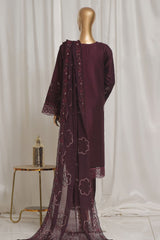 Sada Bahar Stitched 3 Piece Luxury Emb Rod Silk Vol-01 Suit-LEV-01-Falsa