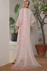 Bin Saeed Stitched 3 Piece Plain Lawn Vol-01 Collection'2025-LF-2281-Skin