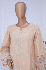 Bin Saeed Stitched 3 Piece Luxury Emb Cotton Suit-LF-961-Skin