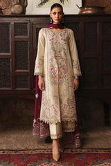 Qlinekari By Qalamkar Unstitched 3 Piece Emb Linen Suit-LM-01-Faye
