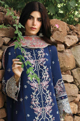 Qlinekari By Qalamkar Unstitched 3 Piece Emb Linen Suit-LM-06-Cadhla