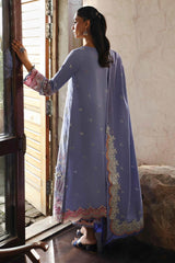 Qlinekari By Qalamkar Unstitched 3 Piece Emb Linen Suit-LM-09-Lorna