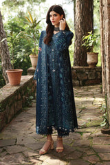 Qlinekari By Qalamkar Unstitched 3 Piece Emb Linen Suit-LM-10-Tula