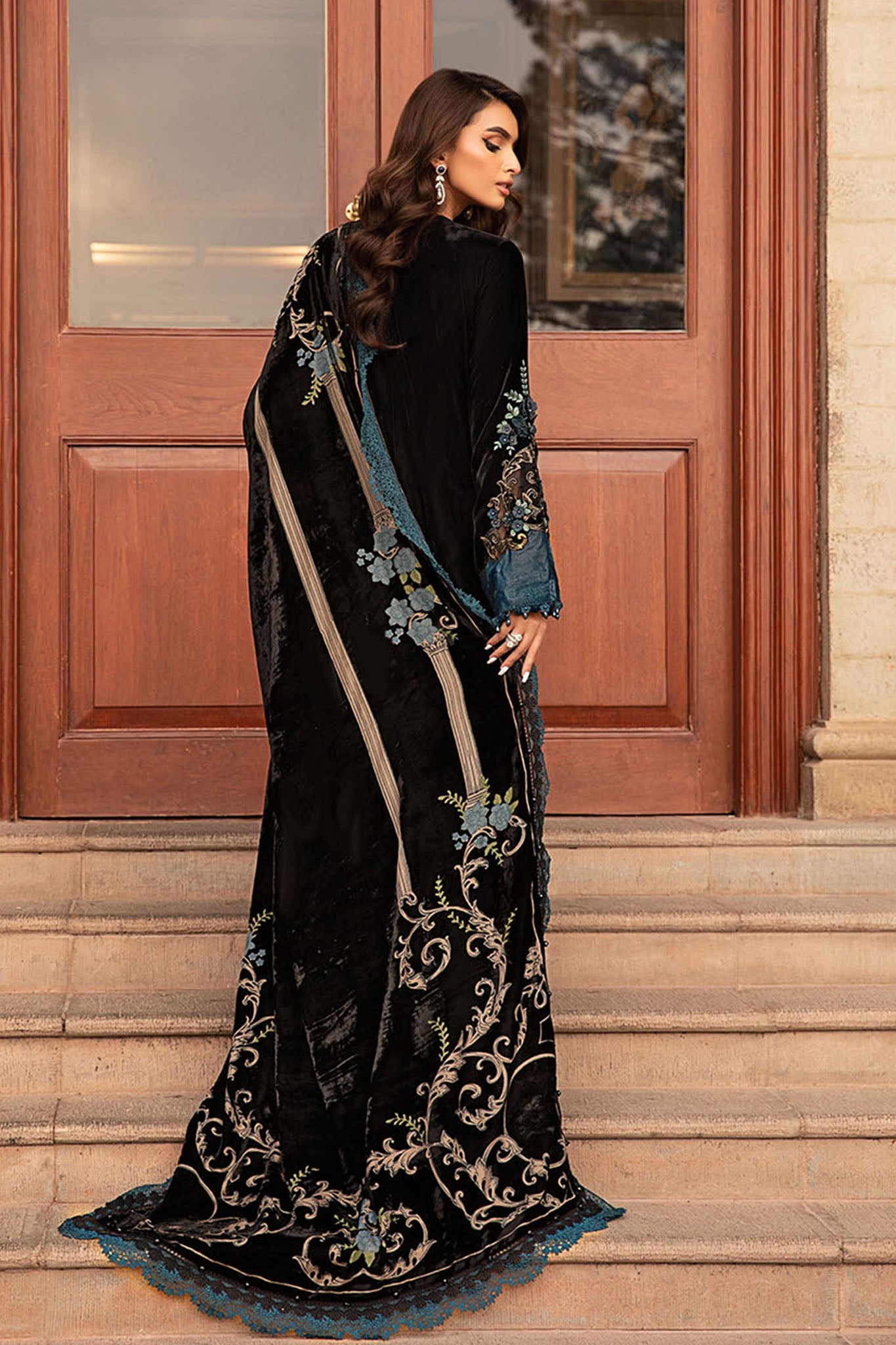 Maria B Unstitched 3 Piece Winter Luxe Collection'2024-LN-1208