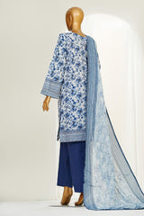Printkari By HZ Stitched 3 Piece Chikankari Vol-04 Suit-LPK-3P-501