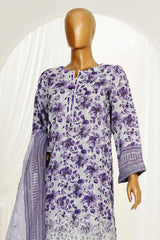 Printkari By HZ Stitched 3 Piece Chikankari Vol-04 Collection'2025-LPK-3P-502