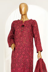 Printkari By HZ Stitched 3 Piece Chikankari Vol-04 Suit-LPK-3P-503