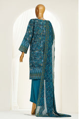 Printkari By HZ Stitched 3 Piece Chikankari Vol-04 Suit-LPK-3P-504