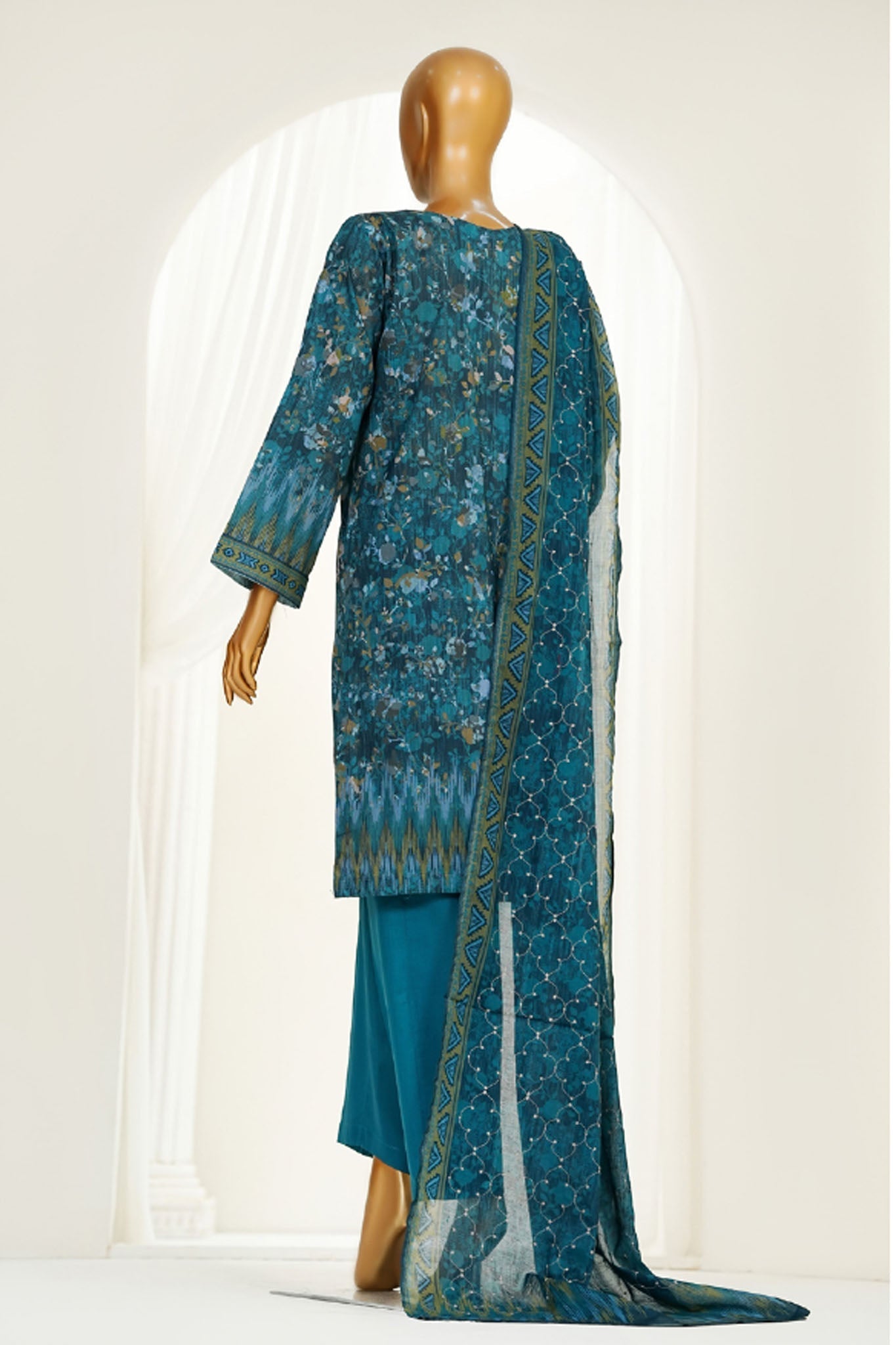 Printkari By HZ Stitched 3 Piece Chikankari Vol-04 Collection'2025-LPK-3P-504