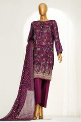 Printkari By HZ Stitched 3 Piece Chikankari Vol-04 Suit-LPK-3P-505
