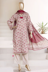 Bin Saeed Stitched 3 Piece Exclusive Printed Lawn Vol-02 Suit-LSM-2771-SKIN