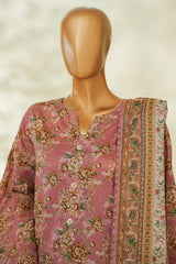 Bin Saeed Stitched 3 Piece Exclusive Printed Lawn Vol-04 Suit-LSM-2838-PINK