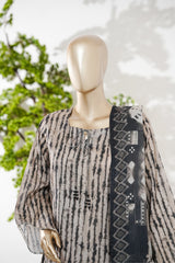 Bin Saeed Stitched 3 Piece Exclusive Printed Lawn Vol-08 Suit-LSM-2890-Ferozi