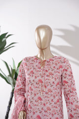 Bin Saeed Stitched 3 Piece Exclusive Printed Lawn Vol-09 Suit-LSM-2918-Pink