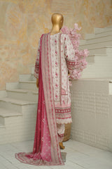 Bin Saeed Stitched 3 Piece Exclusive Printed Lawn Vol-11 Suit-LSM-3066-SKIN