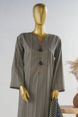Bin Saeed Stitched 3 Piece Exclusive Printed Lawn Vol-11 Suit-LSM-3141-SKIN