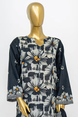 Bin Saeed Stitched 3 Piece Exclusive Printed Lawn Vol-12 Suit-LSM-3167-BLACK