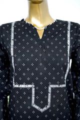 Bin Saeed Stitched 3 Piece Exclusive Printed Lawn Vol-14 Suit-LSM-3275-BLACK