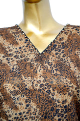 Bin Saeed Stitched 3 Piece Exclusive Printed Lawn Vol-14 Suit-LSM-3279-CHEETAH