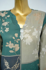 Bin Saeed Stitched 3 Piece Exclusive Printed Lawn Vol-15 Suit-LSM-3330-SGREEN