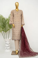 Bin Saeed Stitched 3 Piece Exclusive Printed Lawn Vol-16 Suit-LSM-3351-SKIN